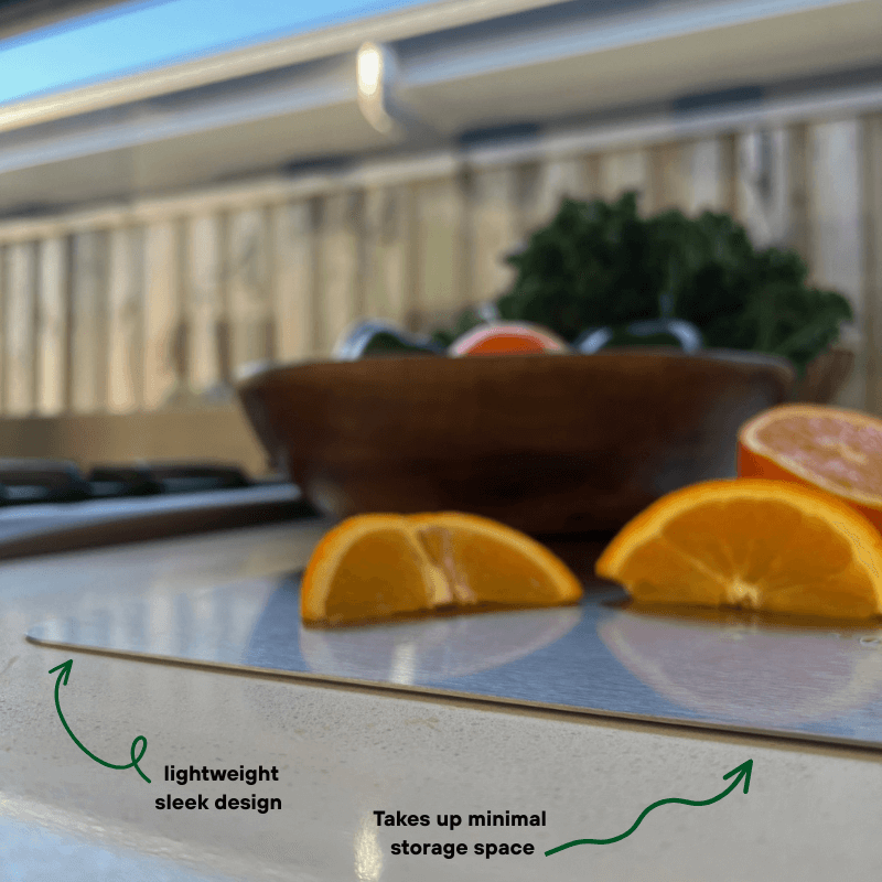 🏆Flash Sale⚡ 50K+ SOLD! Almost Gone-💥🎉🔥Stainless Steel Double Sided Chopping Board,Best Gifts