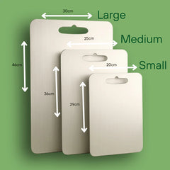 🏆Flash Sale⚡ 50K+ SOLD! Almost Gone-💥🎉🔥Stainless Steel Double Sided Chopping Board,Best Gifts