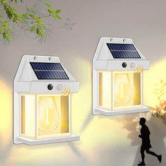 Pack Of 2 Solar Powered LED Lights
