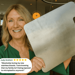🏆Flash Sale⚡ 50K+ SOLD! Almost Gone-💥🎉🔥Stainless Steel Double Sided Chopping Board,Best Gifts