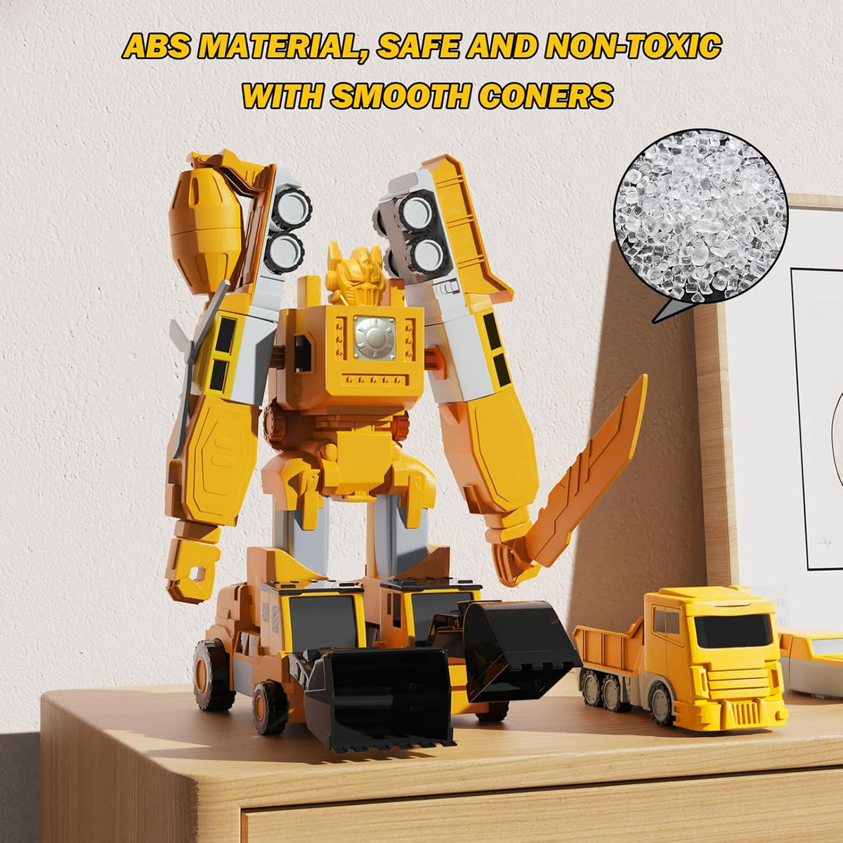 Magnetic Transform Engineering Car Assembled Toys