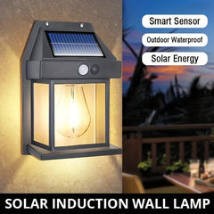 Pack of 2 Solar Interaction Outdoor Wall Lamp 2024