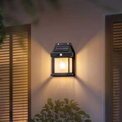 Pack of 2 Solar Interaction Outdoor Wall Lamp 2024