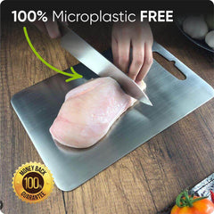 Kinmaze™ Premium Stainless Steel Prep Board